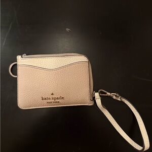 Kate Spade Pink and Cream Wristlet
